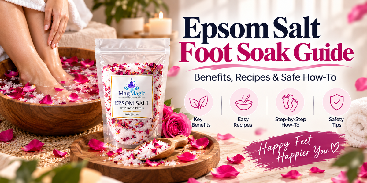 The Ultimate Epsom Salt Foot Soak Guide: Benefits, Recipes & Safe How-To