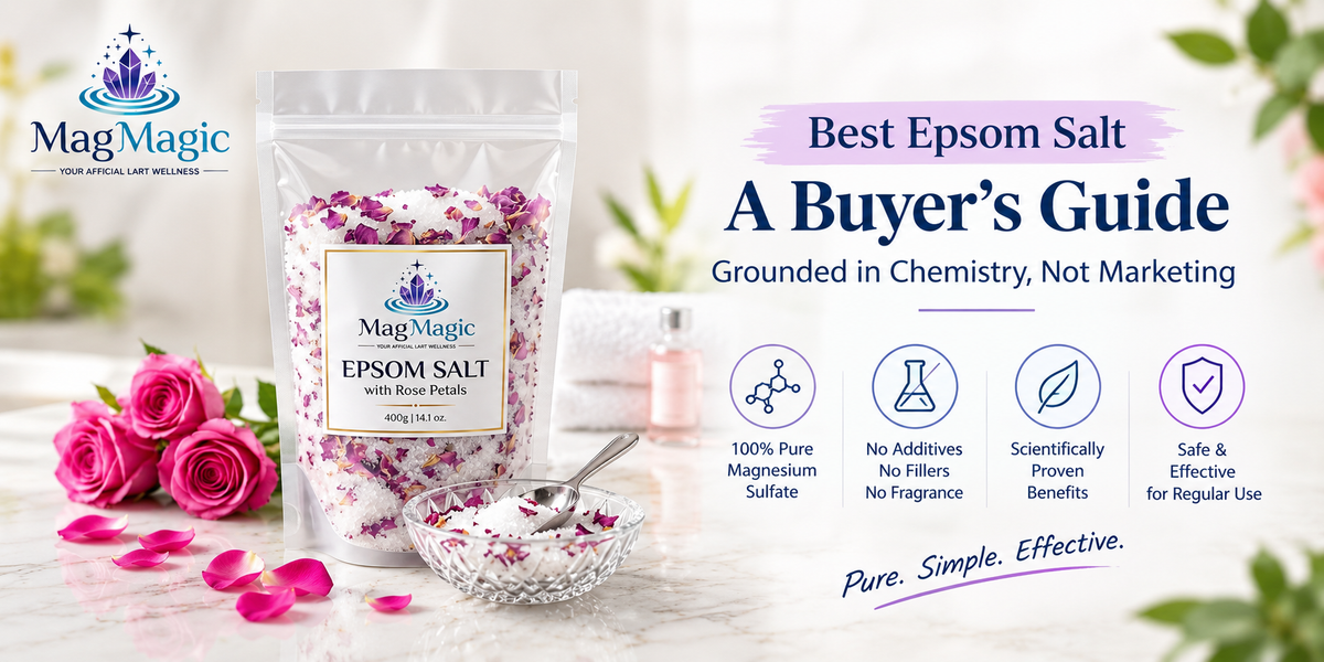 Best Epsom Salt - A Buyer's Guide Grounded in Chemistry, Not Marketing