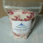 Epsom Salt With Rose Petals